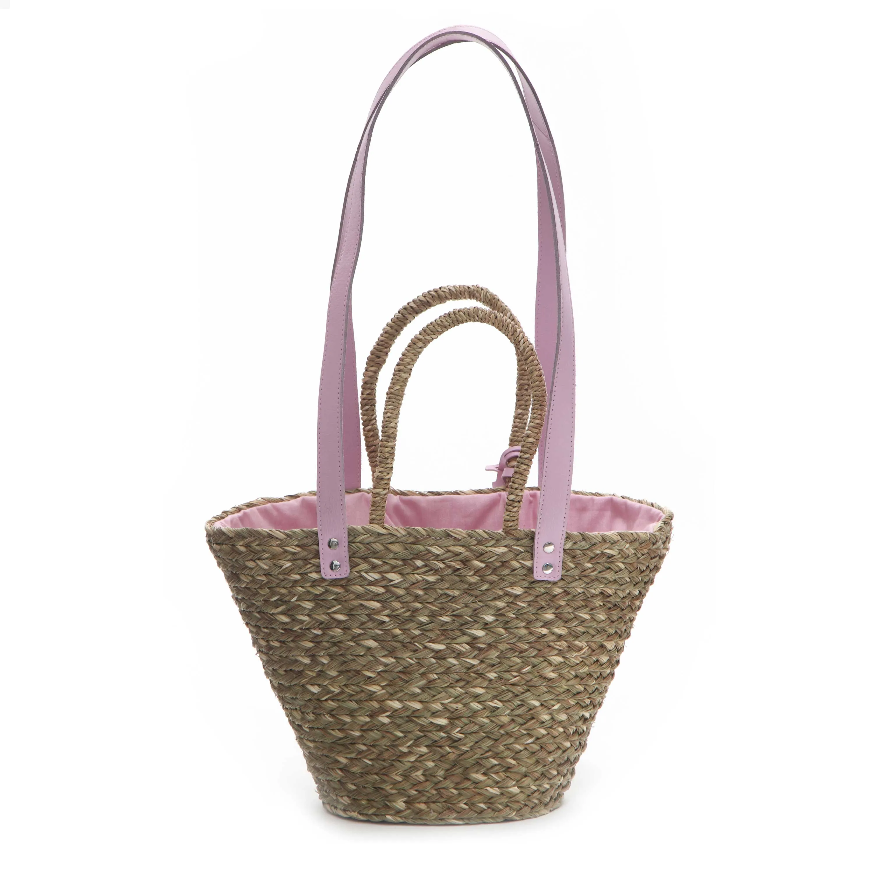 Beach Bag Medium Light Pink sold by Nunoo Bags product image thumbnail 5