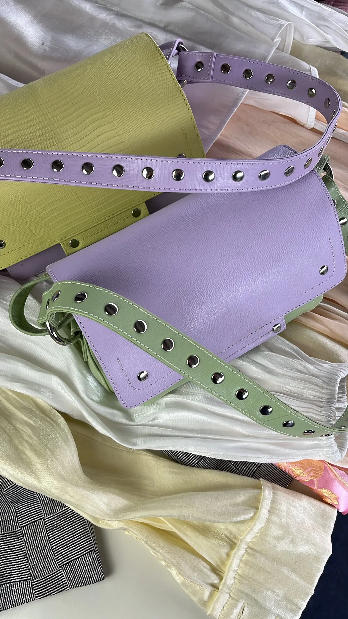 Loulou Florence Lavendel/Yellow sold by Nunoo Bags product image thumbnail 5