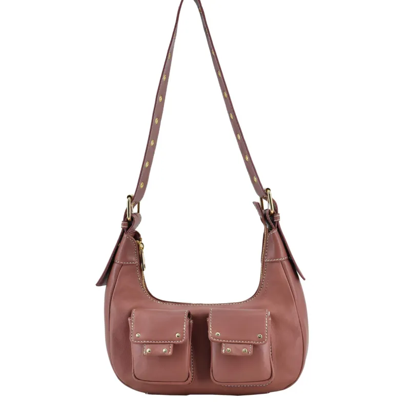 Sally Small Cozy Dusty Rose w. Gold sold by Nunoo Bags