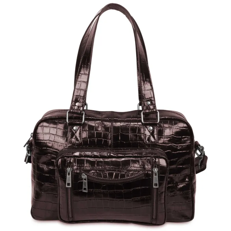 Mille Texas Dark Brown w. Antique Silver sold by Nunoo Bags