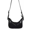 Palma w. Zipper Washed Black sold by Nunoo Bags