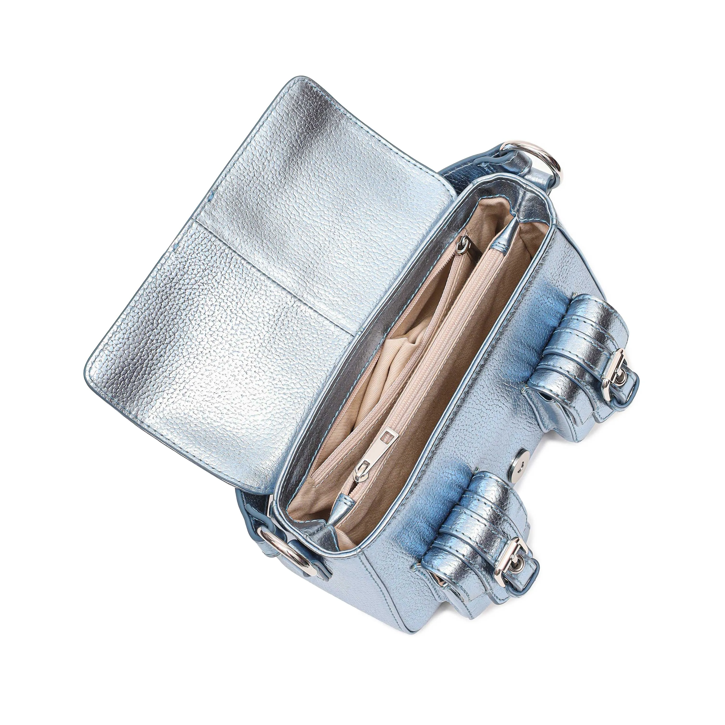 Small Honey Buckle Metallic Light Blue sold by Nunoo Bags product image thumbnail 4