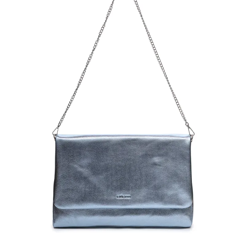Ariana Metallic Light Blue sold by Nunoo Bags