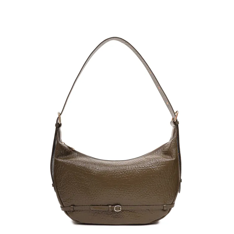 Small Stella Belt New Zealand Olive w. Gold sold by Nunoo Bags