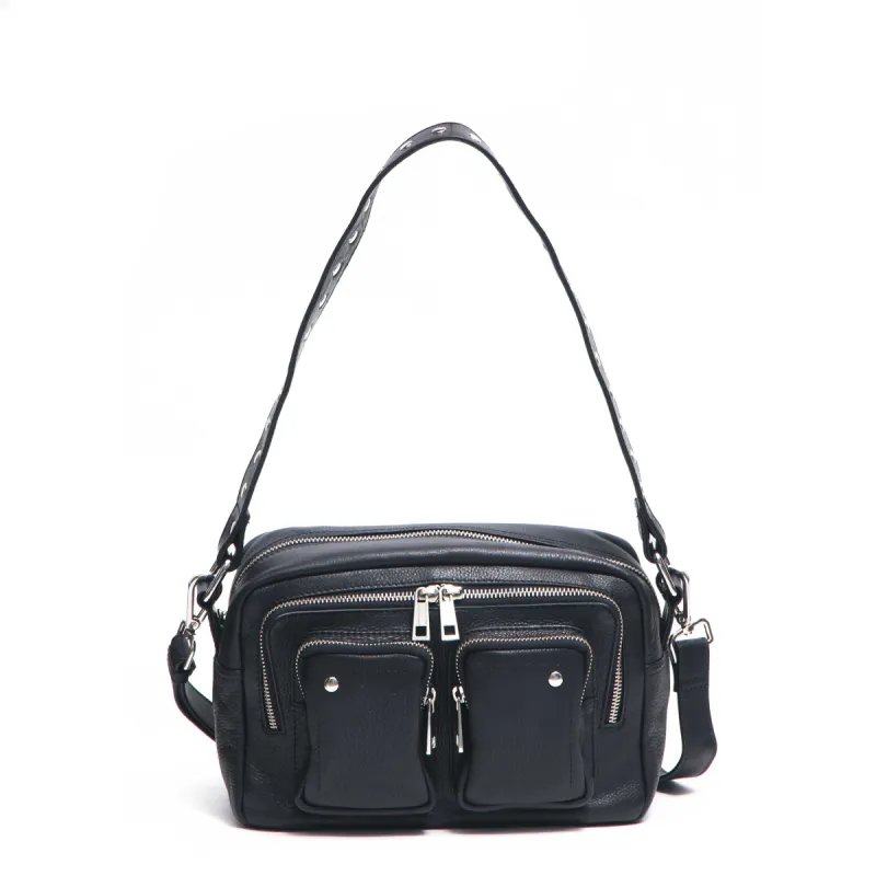 Ellie organic leather Black sold by Nunoo Bags