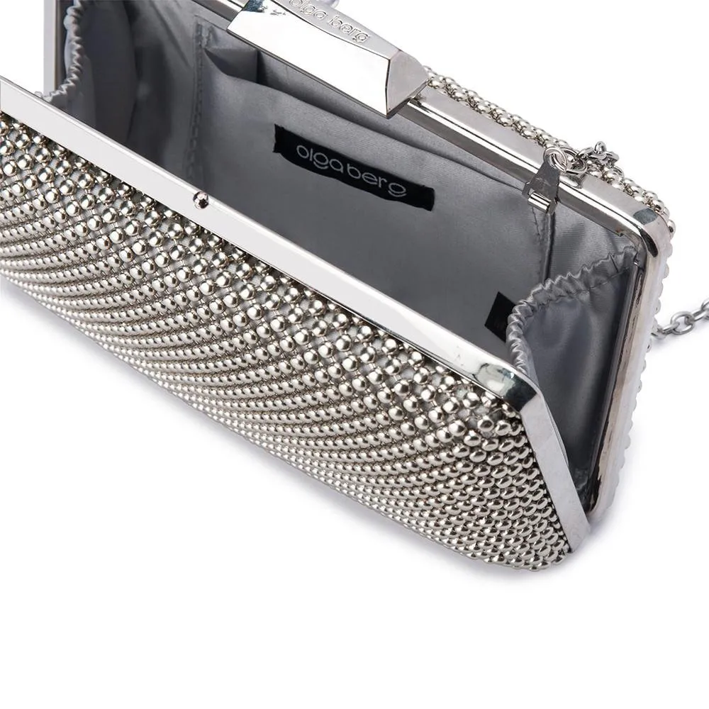 NATASHA Ball Mesh Clutch sold by Olga Berg product image thumbnail 5