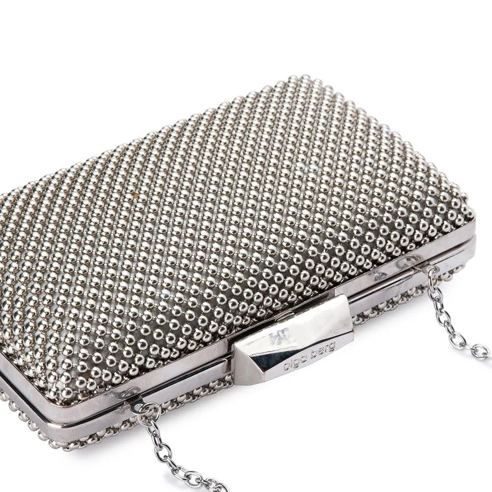 NATASHA Ball Mesh Clutch sold by Olga Berg product image thumbnail 4