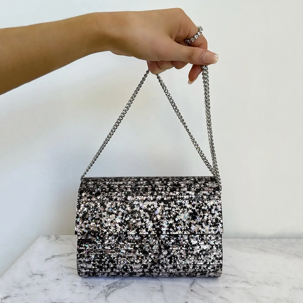 STACER Acrylic Foldover Clutch sold by Olga Berg product image thumbnail 3