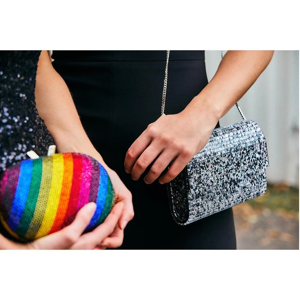 STACER Acrylic Foldover Clutch sold by Olga Berg product image thumbnail 4