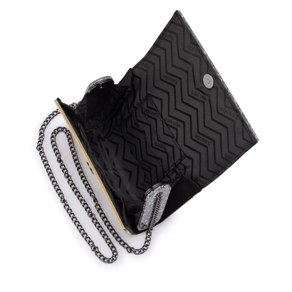 STACER Acrylic Foldover Clutch sold by Olga Berg product image thumbnail 4