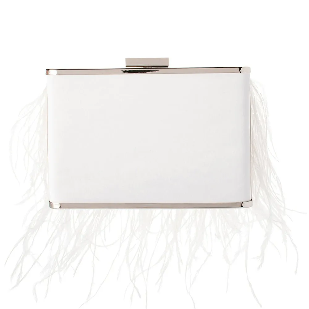 ESTELLE Feather Clutch sold by Olga Berg product image thumbnail 4