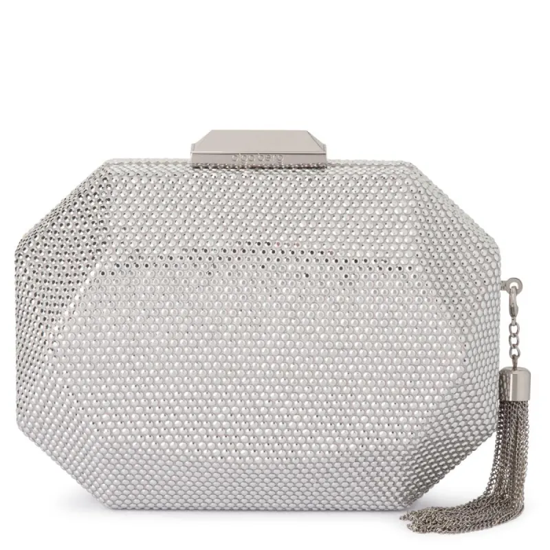 TILLY Hotfix Clutch with Tassel sold by Olga Berg