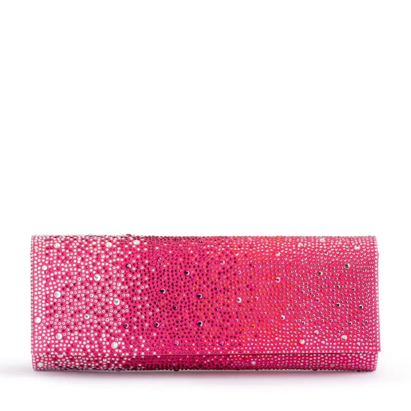 CAMILLE Ombre Hotfix Clutch sold by Olga Berg