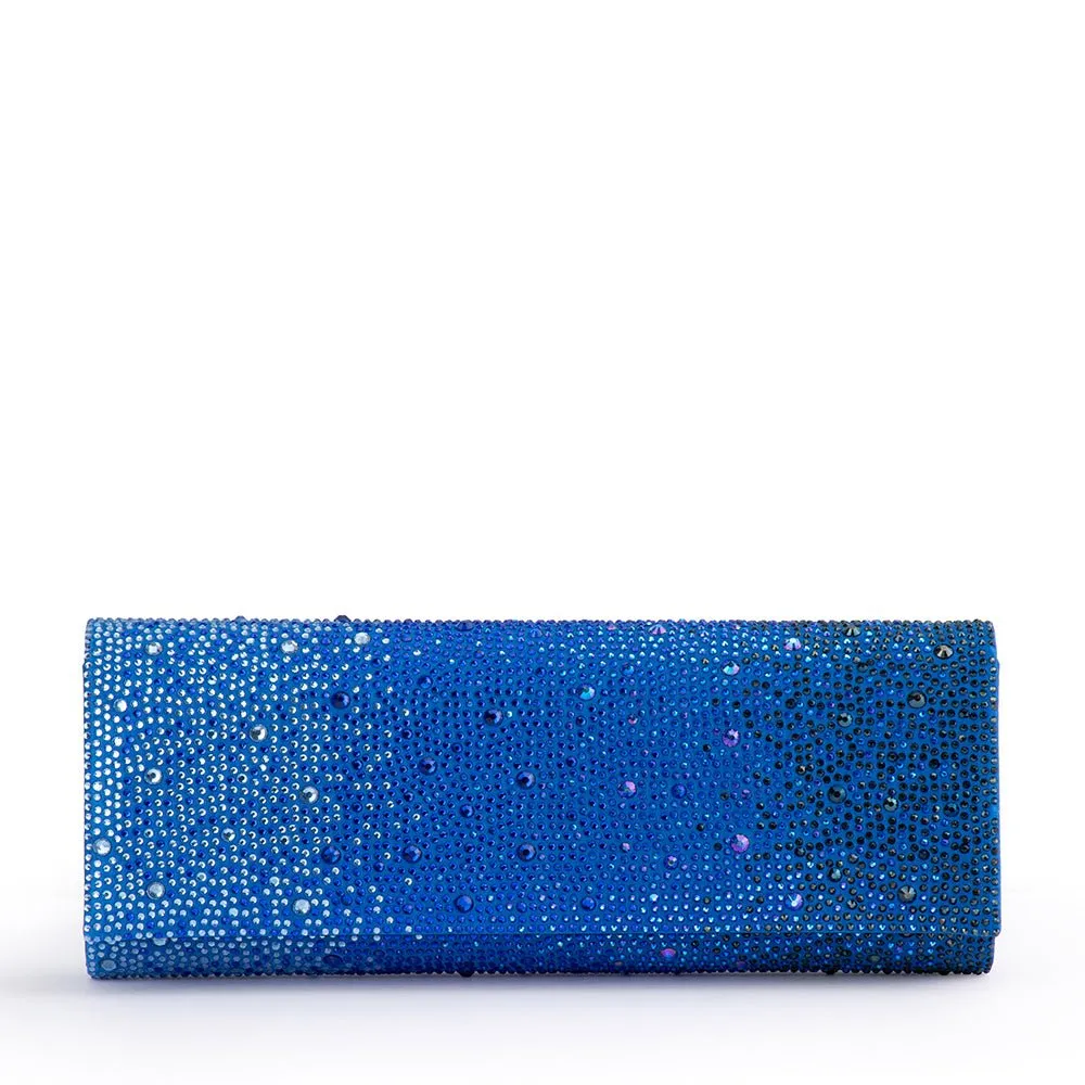 CAMILLE Ombre Hotfix Clutch sold by Olga Berg