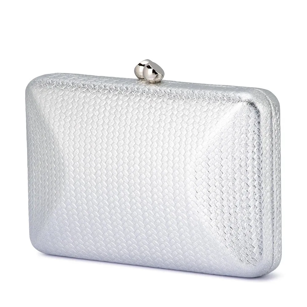 CHICA Metallic Textured Clutch sold by Olga Berg product image thumbnail 5