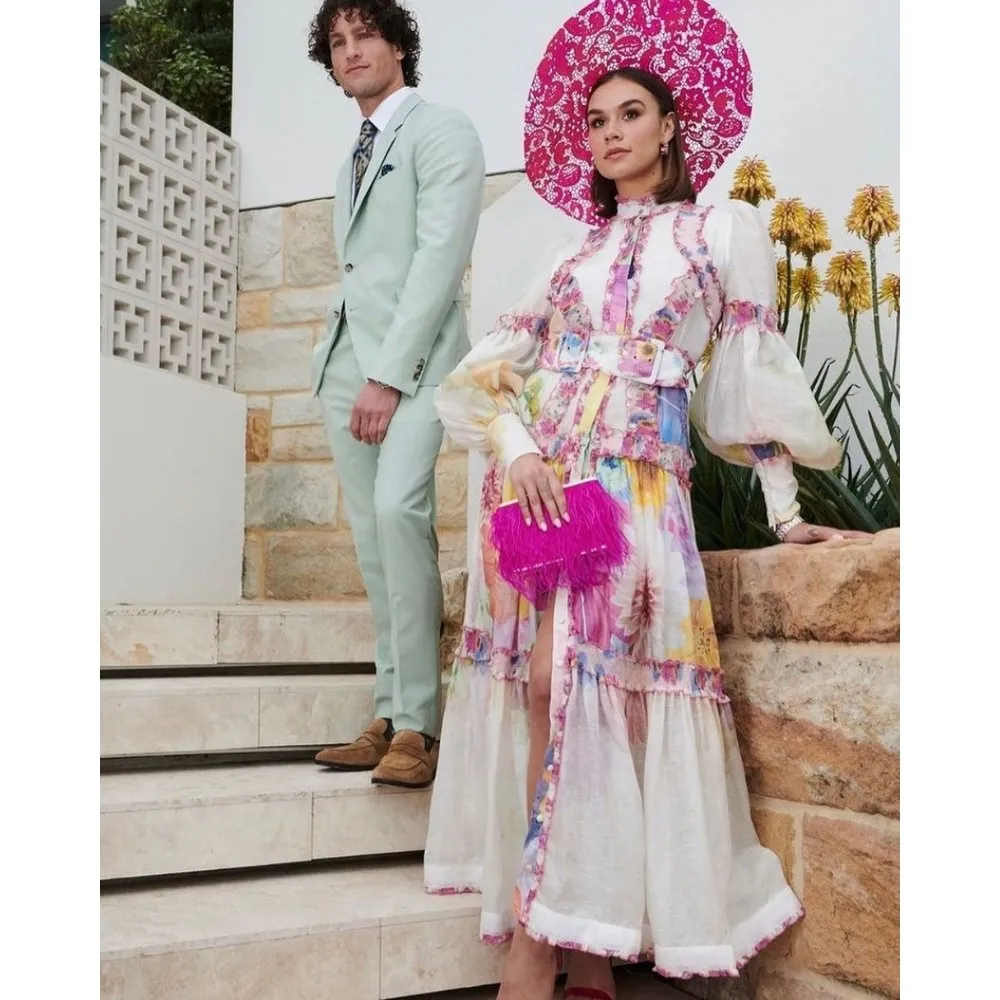 ESTELLE Fuchsia Feather Clutch sold by Olga Berg product image thumbnail 3