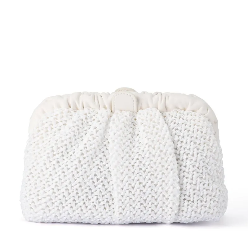 AMALIA PETITE Gathered Clutch sold by Olga Berg