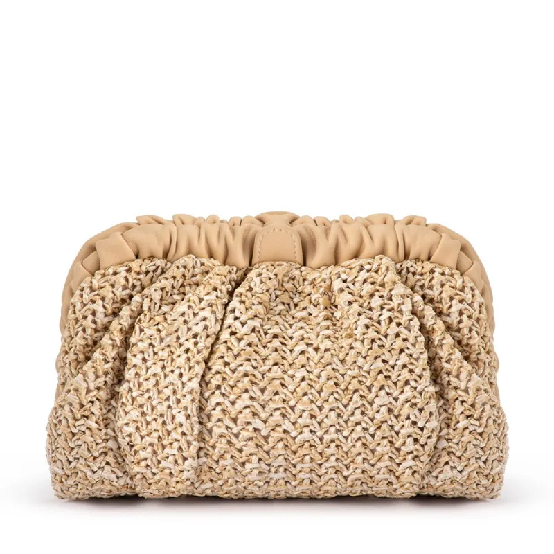 AMALIA PETITE Gathered Clutch sold by Olga Berg