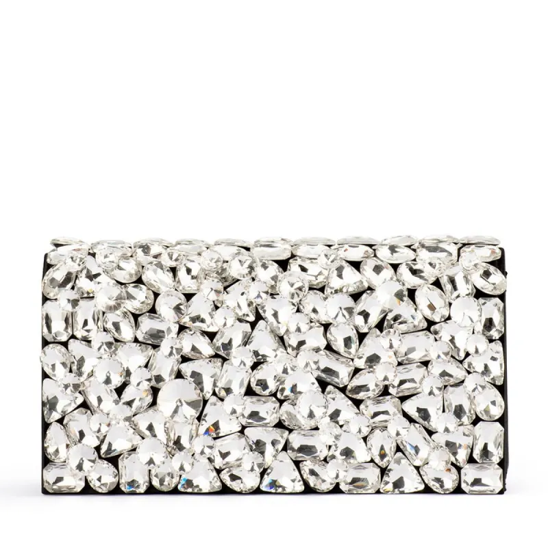 RENATA Crystal Encrusted Clutch made by Olga Berg