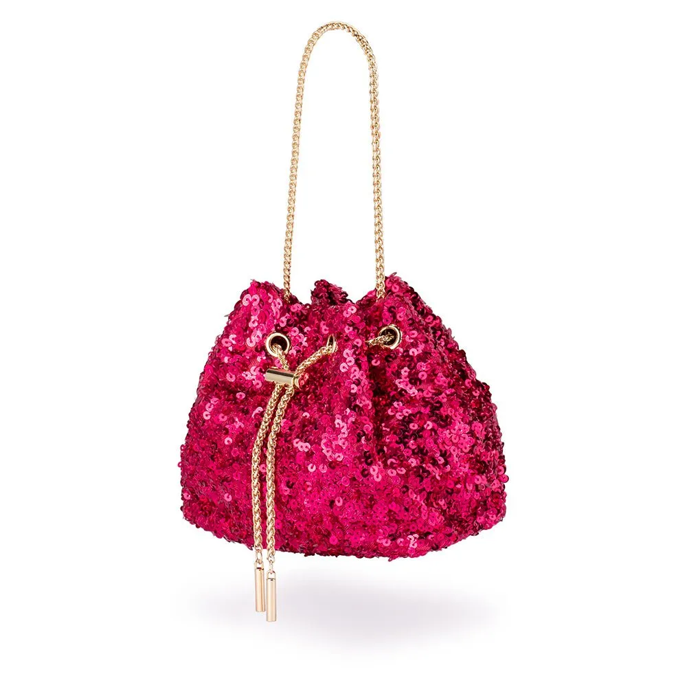 ILANA Sequin Drawstring Bag sold by Olga Berg product image thumbnail 5