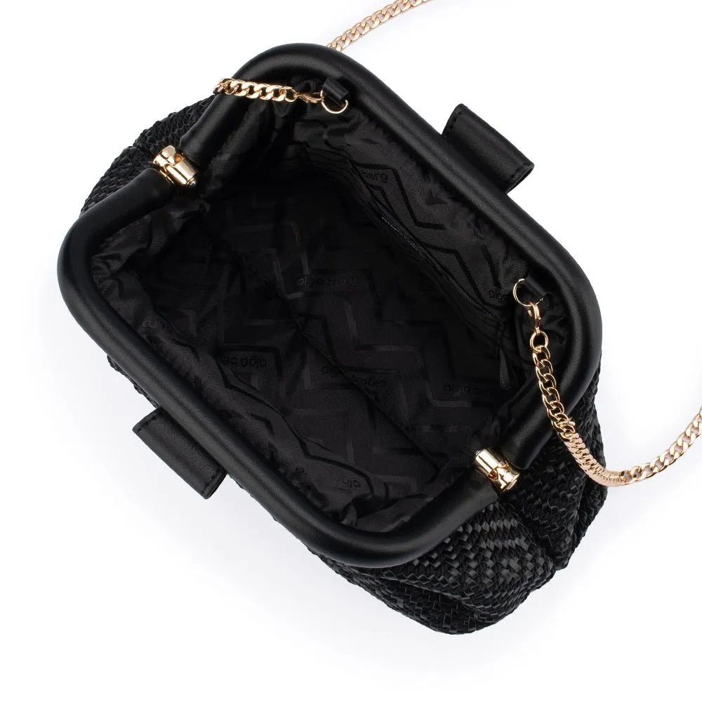 MINKI Gathered Woven Clutch sold by Olga Berg product image thumbnail 4