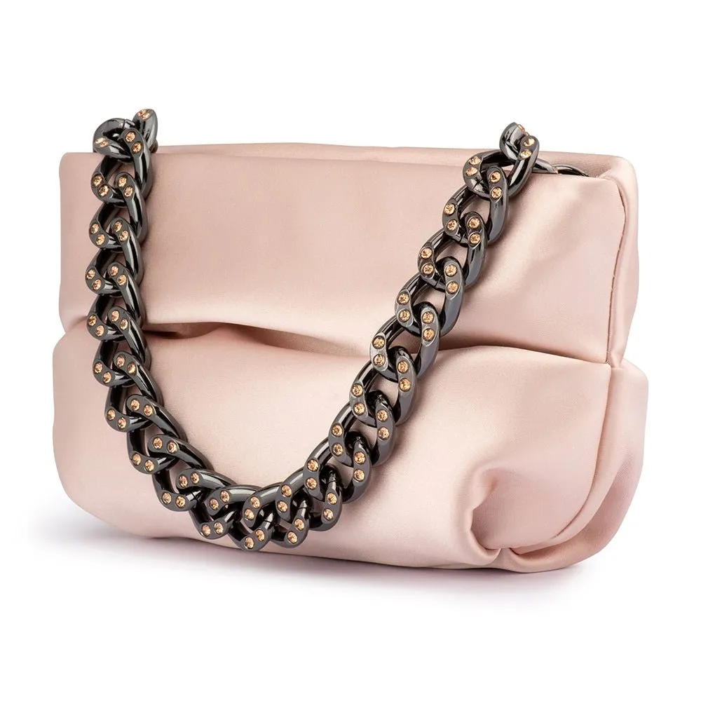 JULES Satin & Crystal Pouch sold by Olga Berg product image thumbnail 4