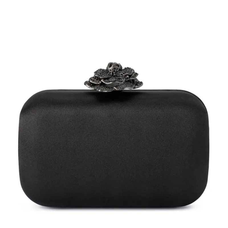 ROSA Crystal Lock Clutch sold by Olga Berg