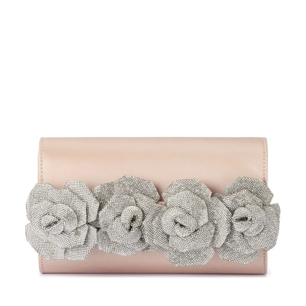 STELLA Rosette Clutch sold by Olga Berg