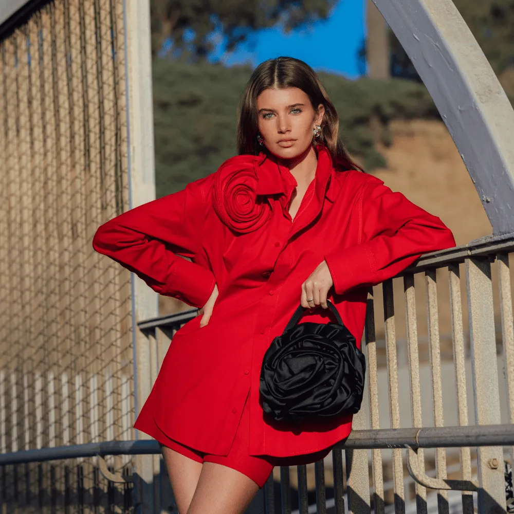 ROSITA Rosette Frame Bag sold by Olga Berg product image thumbnail 4