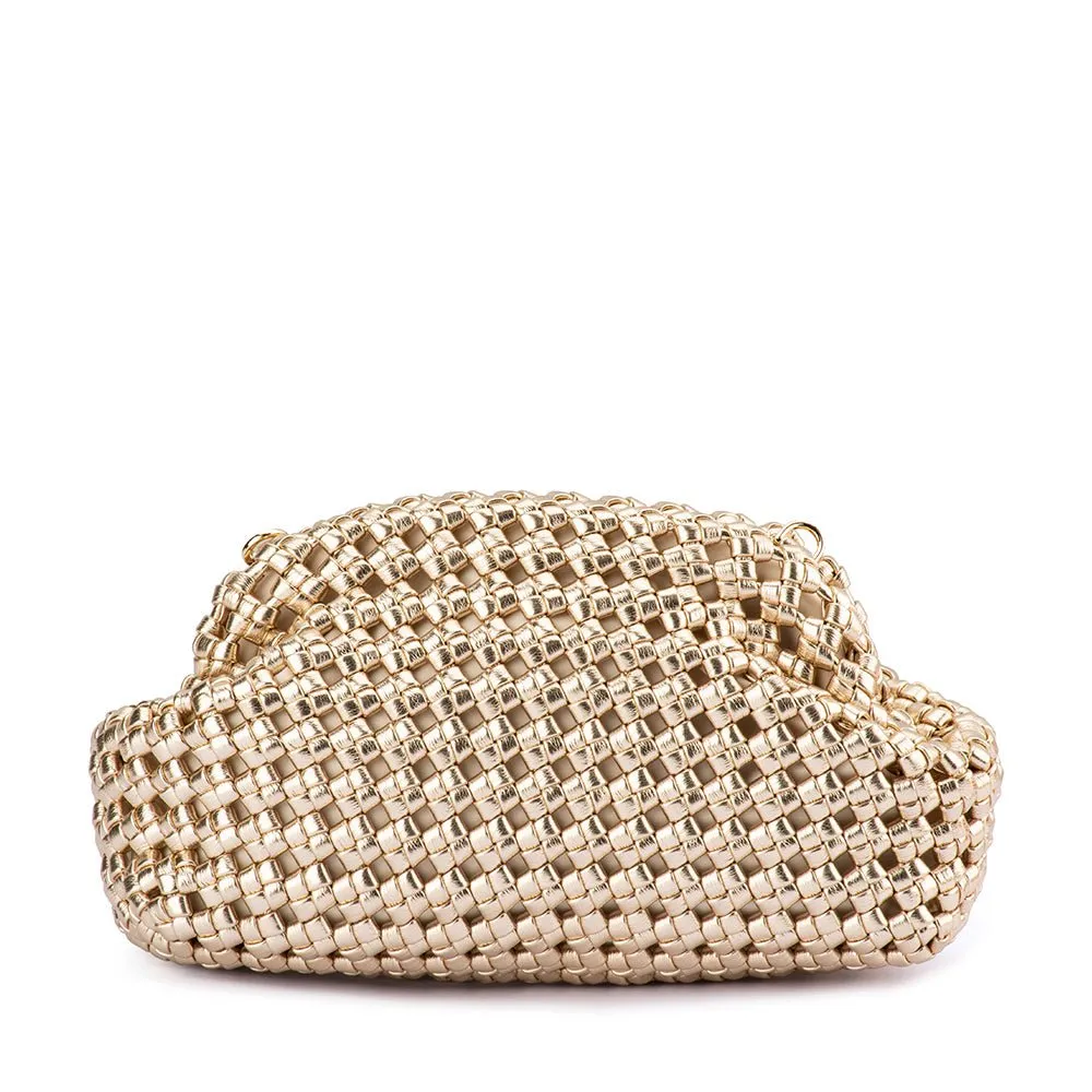 EVERLY Hand Woven Clutch sold by Olga Berg