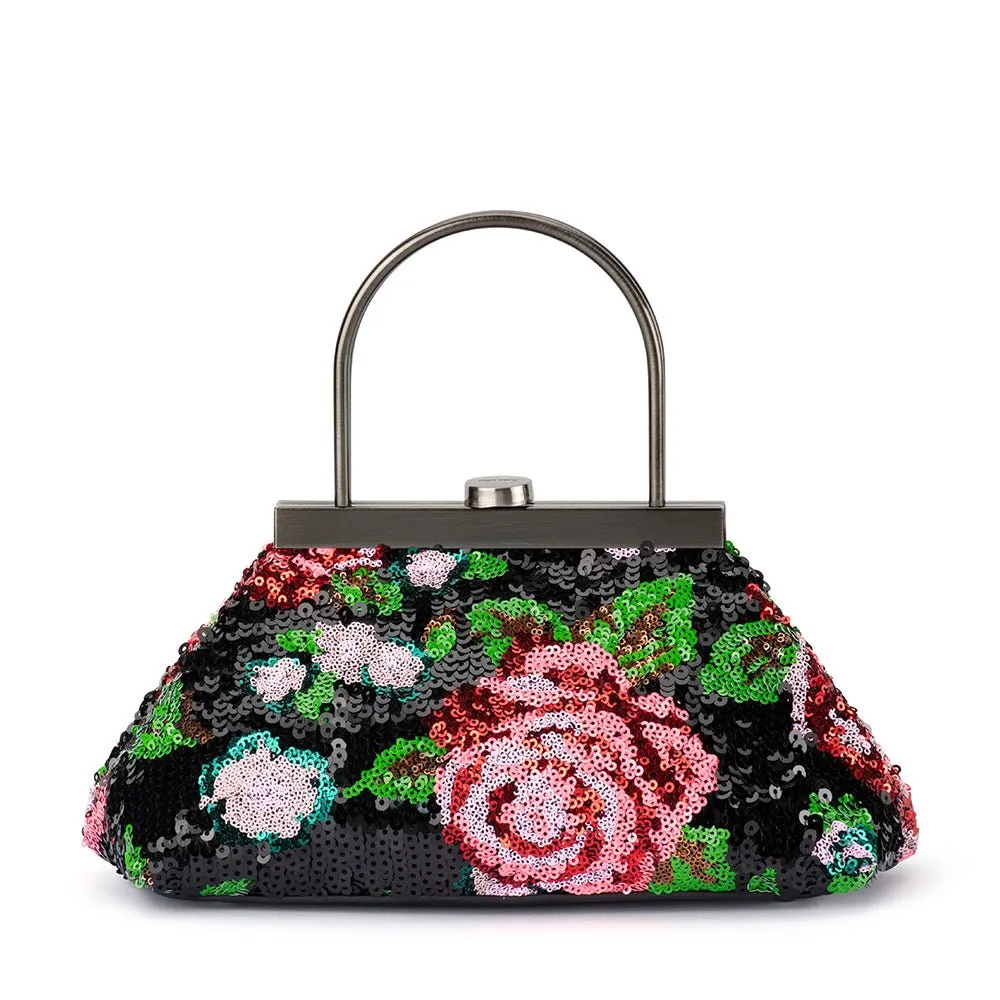 AUDREY Sequin Top Handle sold by Olga Berg