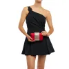 AUBREY Crystal Trim Clutch sold by Olga Berg