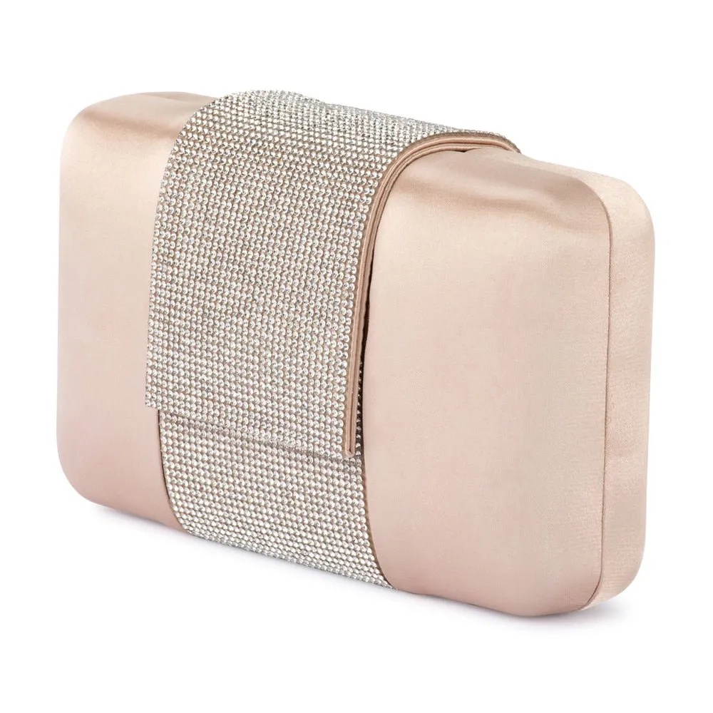 AUBREY Crystal Trim Clutch sold by Olga Berg product image thumbnail 5