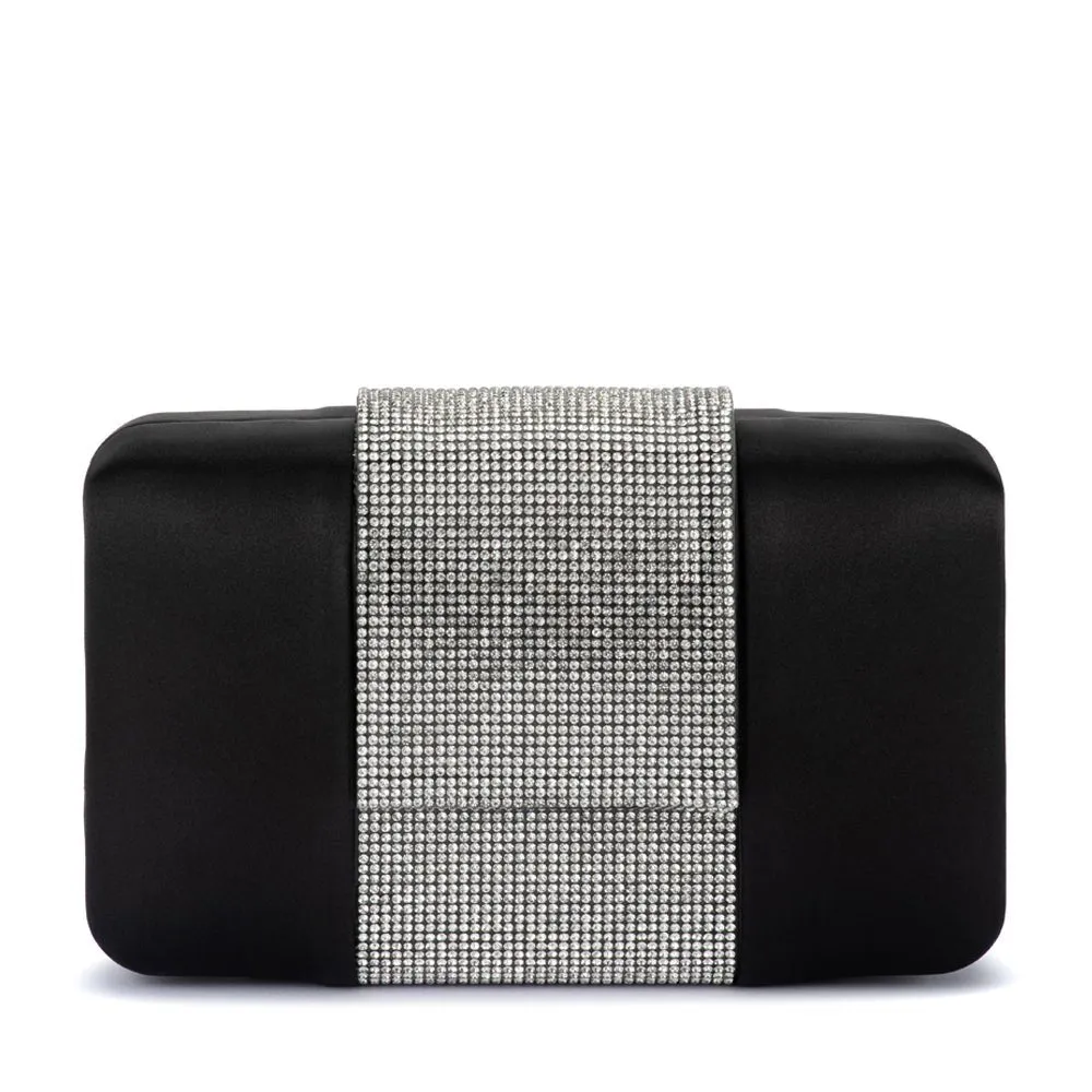 AUBREY Crystal Trim Clutch sold by Olga Berg