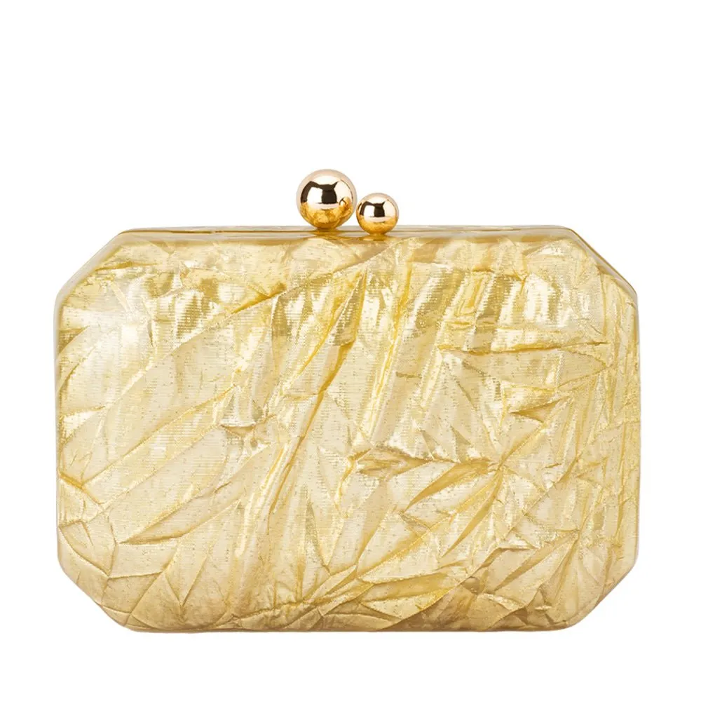 MATEO Metallic Clutch sold by Olga Berg