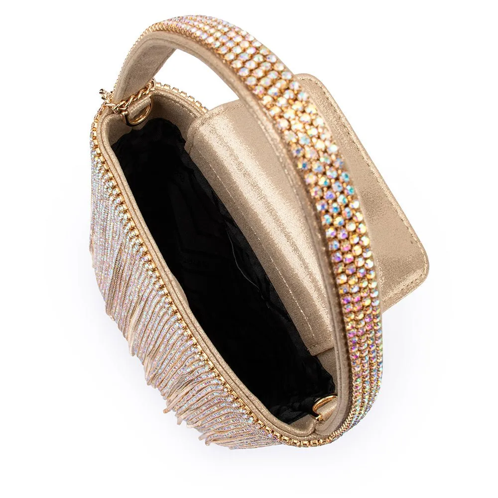 BILLIE Crystal Fringe Bag sold by Olga Berg product image thumbnail 5