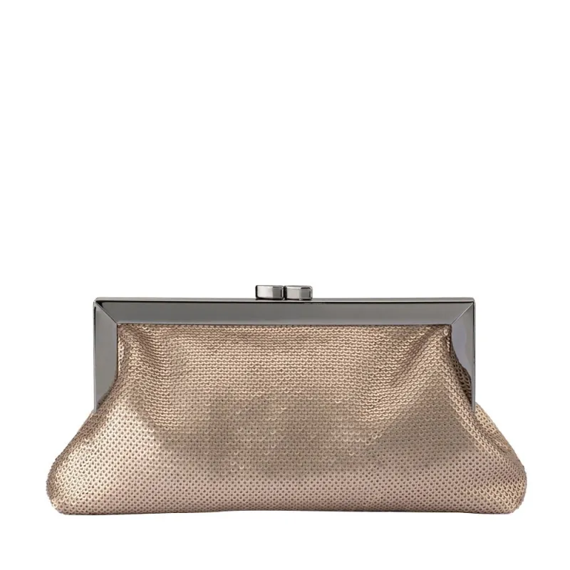 ZEPHYR Sequin Clutch sold by Olga Berg