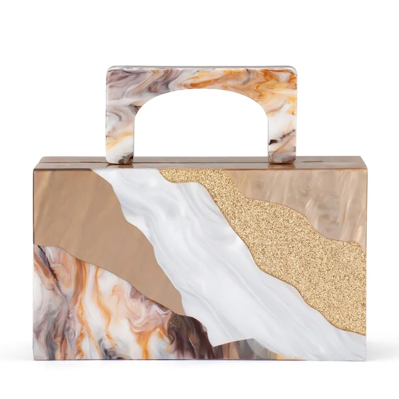 FLEUR Acrylic Top Handle sold by Olga Berg