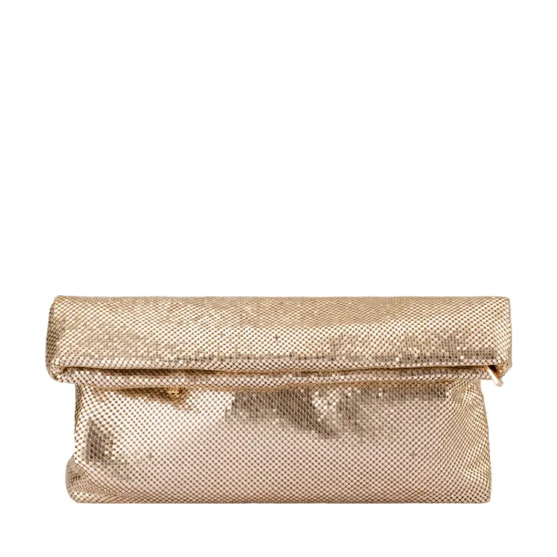 CLEM Oversized Mesh Clutch sold by Olga Berg