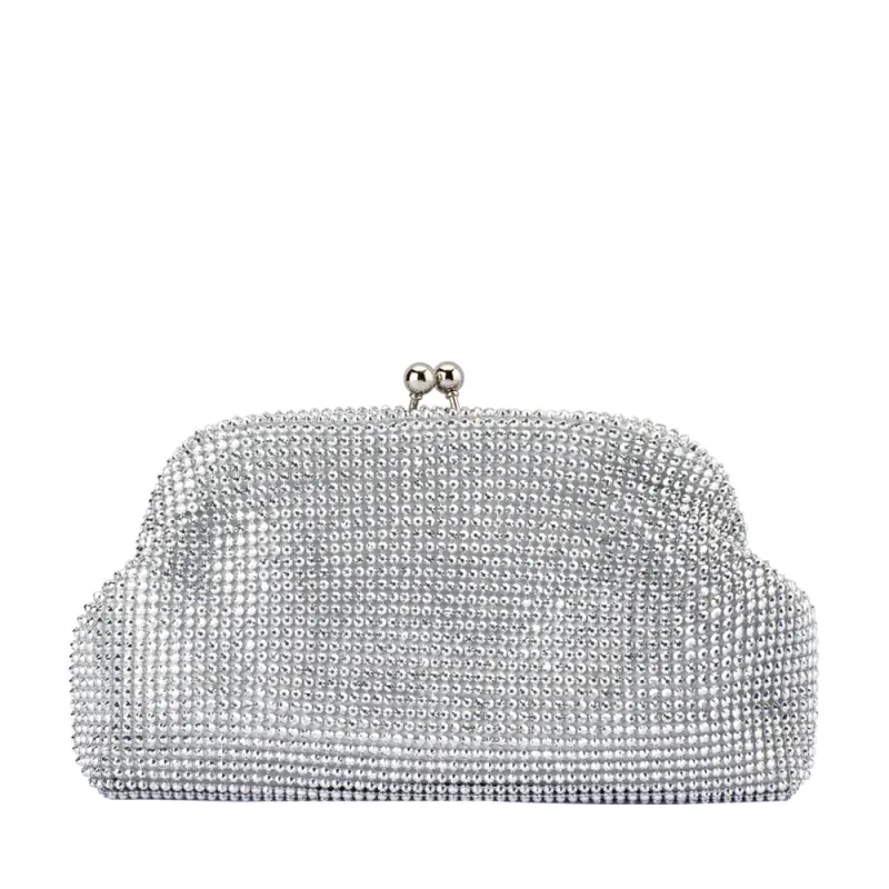 ELA Crystal Mesh Clutch sold by Olga Berg