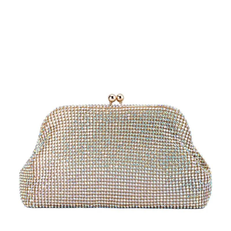 ELA Crystal Mesh Clutch sold by Olga Berg