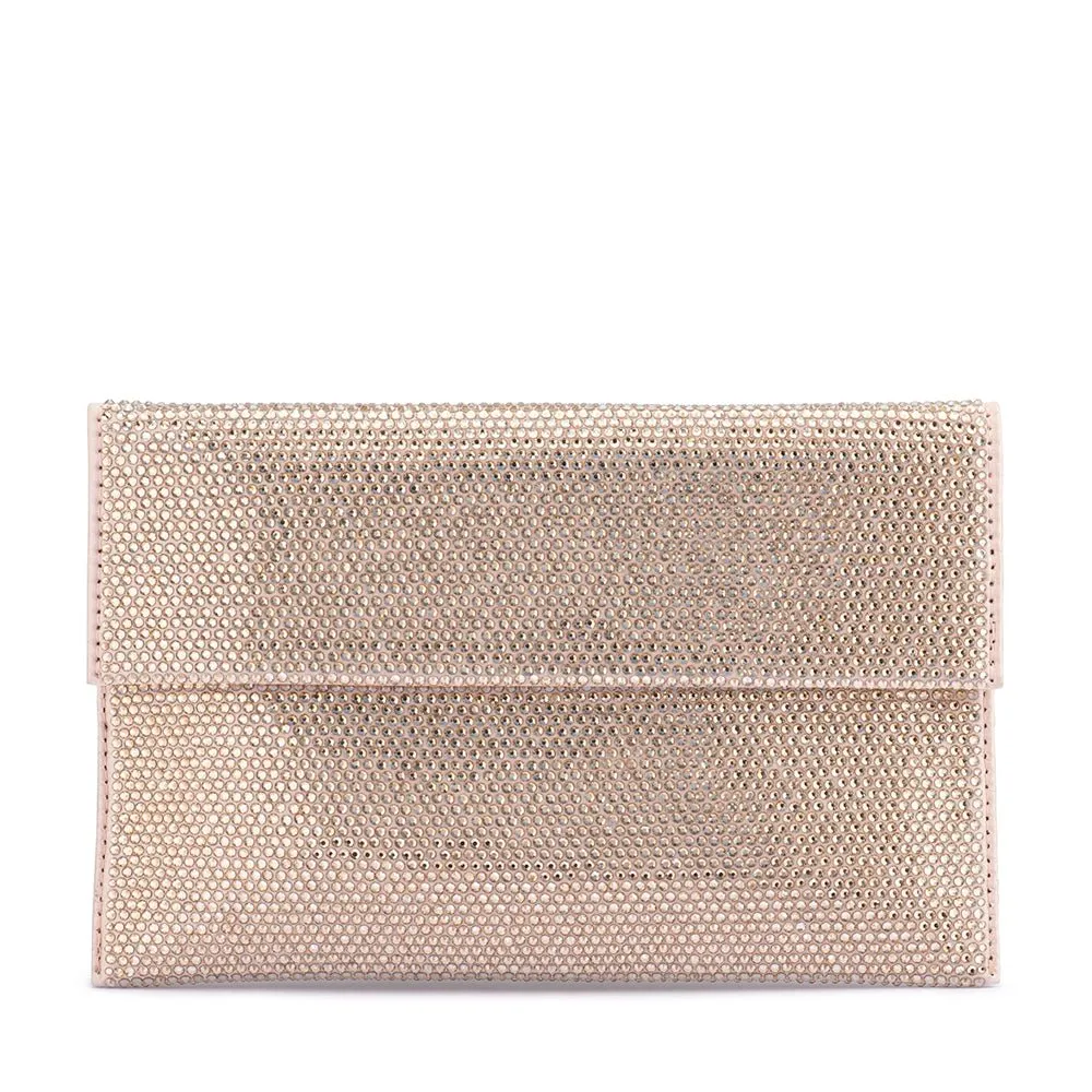 CARA Crystal Envlope Clutch sold by Olga Berg