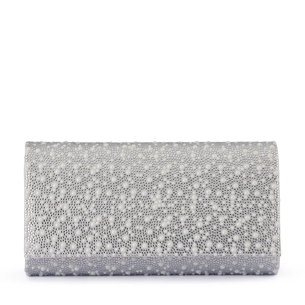 DANNA Crystal and Pearl Clutch sold by Olga Berg