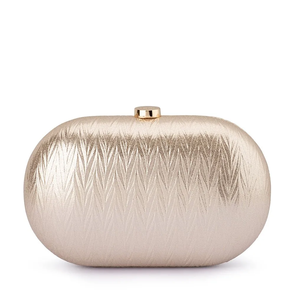 IZZA Oval Clutch sold by Olga Berg