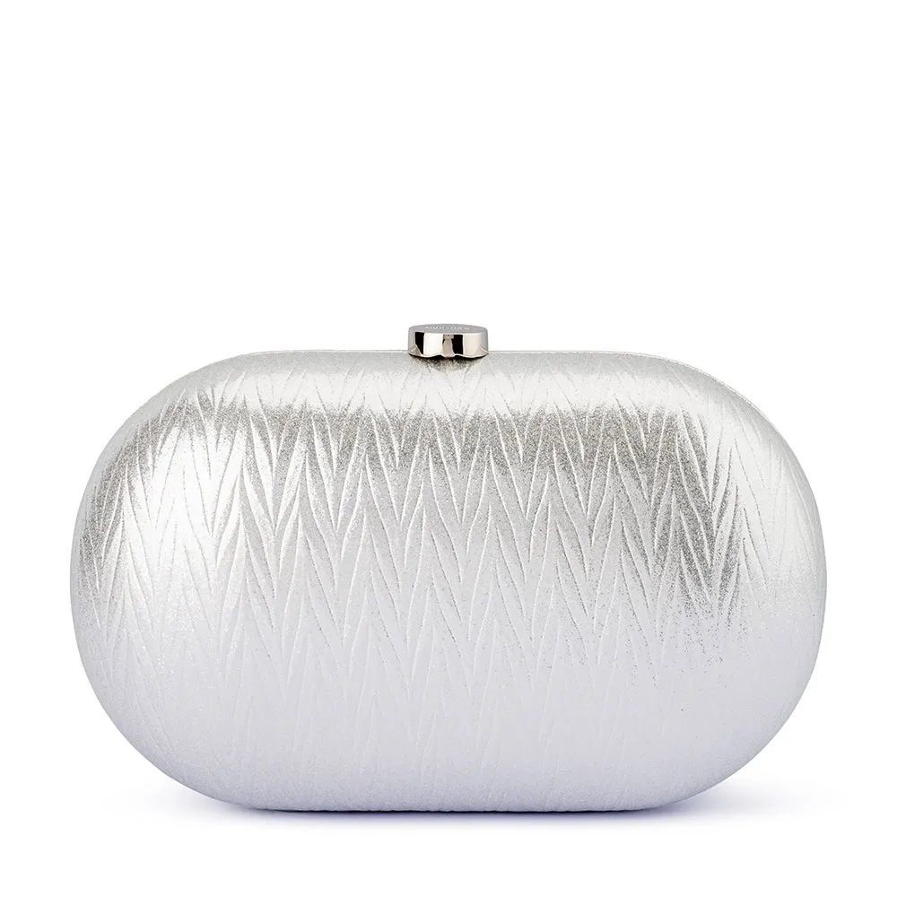 IZZA Oval Clutch sold by Olga Berg