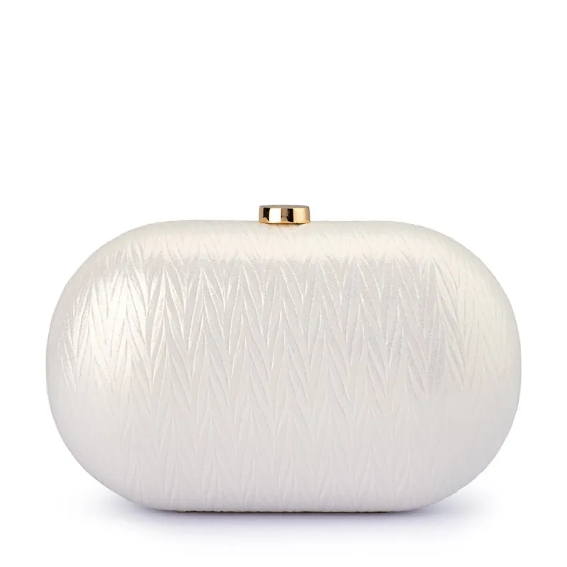 IZZA Oval Clutch sold by Olga Berg