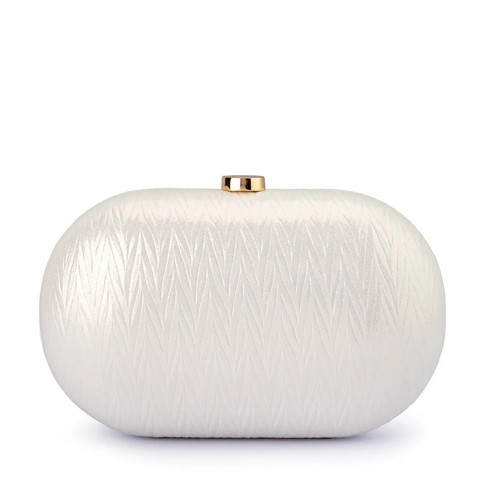 IZZA Oval Clutch sold by Olga Berg