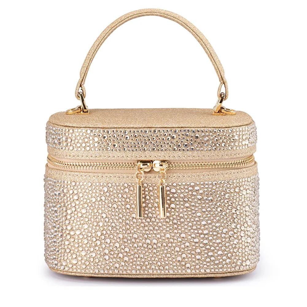 BECKIE Zip Top Crystal Bag sold by Olga Berg