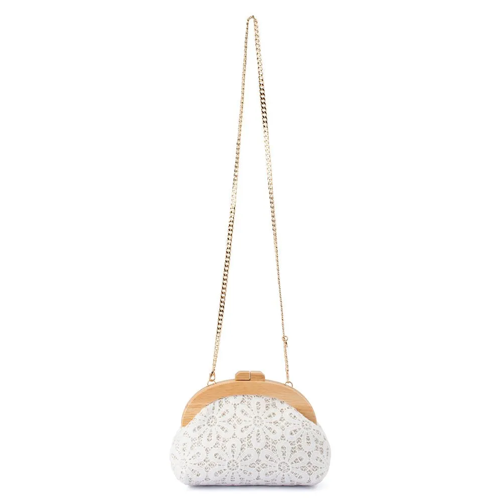 BONNIE Lace Clutch sold by Olga Berg product image thumbnail 5
