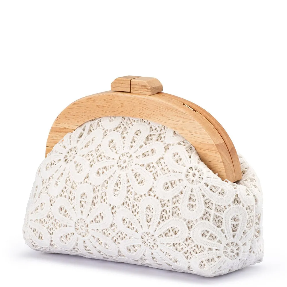 BONNIE Lace Clutch sold by Olga Berg product image thumbnail 4